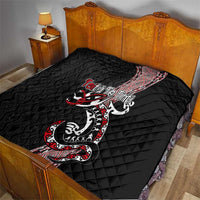Aotearoa Toitu Te Tiriti Taniko Quilt Maori Taniwha Haka - Honour the Treaty LT03 - Polynesian Pride