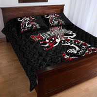 Aotearoa Toitu Te Tiriti Taniko Quilt Bed Set Maori Taniwha Haka - Honour the Treaty LT03 - Polynesian Pride