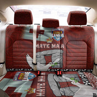 Mate Ma'a Tonga Back Car Seat Cover Haamonga a Maui and White Dove - Tongan Kupesi Ngatu LT03 - Polynesian Pride