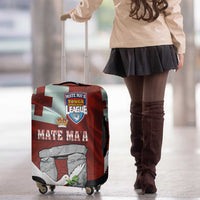 Mate Ma'a Tonga Luggage Cover Haamonga a Maui and White Dove - Tongan Kupesi Ngatu LT03 - Polynesian Pride