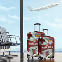 Mate Ma'a Tonga Luggage Cover Haamonga a Maui and White Dove - Tongan Kupesi Ngatu LT03 - Polynesian Pride