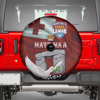 Mate Ma'a Tonga Spare Tire Cover Haamonga a Maui and White Dove - Tongan Kupesi Ngatu LT03 - Polynesian Pride