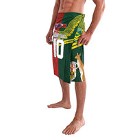 Custom Mate Ma'a Tonga and Australia Kangaroo Lavalava Nation Seal with Mascot Aboriginal and Tongan Kupesi Ngatu Art LT03 - Polynesian Pride