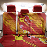 Rotuma Island Back Car Seat Cover Fijian Tapa with Polynesian Art and Hibiscus LT03 - Polynesian Pride