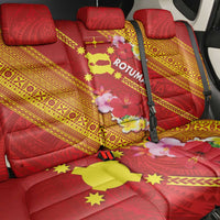 Rotuma Island Back Car Seat Cover Fijian Tapa with Polynesian Art and Hibiscus LT03 - Polynesian Pride