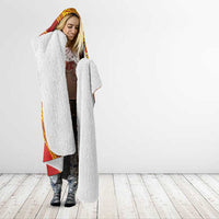 Rotuma Island Hooded Blanket Fijian Tapa with Polynesian Art and Hibiscus LT03 - Polynesian Pride