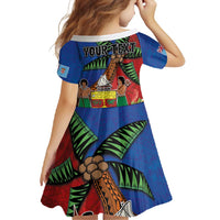 Personalised Fiji and Rotuma Together Family Matching Off Shoulder Maxi Dress and Hawaiian Shirt Fjian Masi and Pacific Pattern Mix Culture LT03 - Polynesian Pride