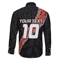 Custom New Zealand Rugby Family Matching Puletasi and Hawaiian Shirt Maori and Silver Fern Half Style LT03 - Polynesian Pride