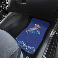 Hawaiian Sea Animals Car Mats Whales Shark and Turtle Guardians with Tribal Pattern