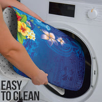 Fiji Jellyfish Bathroom Set Tapa Patterns and Hibiscus Sea Vibe LT03 - Polynesian Pride