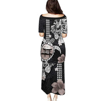 Hawaiian and Japanese Together Puletasi Japanese Culture and Turtle Kakau Tattoo Black Color LT03 - Polynesian Pride
