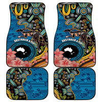 Fiji and Australia Kangaroos Car Mats Indigenous Aboriginal and Fijian Masi Tribal Tattoo LT03 - Polynesian Pride