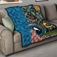 Fiji and Australia Kangaroos Quilt Indigenous Aboriginal and Fijian Masi Tribal Tattoo LT03 - Polynesian Pride