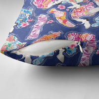 Hawaiian and Japanese Culture Together Pillow Cover Hawaiian Archipelago Shape Sea Animals LT03 - Polynesian Pride