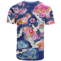 Hawaiian and Japanese Culture Together T Shirt Hawaiian Archipelago Shape Sea Animals LT03 - Polynesian Pride