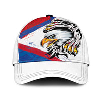 American Samoa Flag Day Classic Cap Polynesian Art Geometric with Flag Brush Style