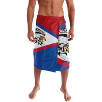 American Samoa Flag Day Lavalava Polynesian Art Geometric with Flag Brush Style LT03 Multicolor - Polynesian Pride