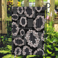 Hawaiian Leis Garden Flag Kakau Tattoos and Palaka Pastel Grayscale