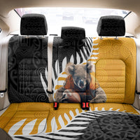 New Zealand and Australia Rugby Back Car Seat Cover Koala and Maori Warrior Together LT03 - Polynesian Pride