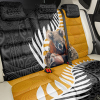 New Zealand and Australia Rugby Back Car Seat Cover Koala and Maori Warrior Together LT03 - Polynesian Pride