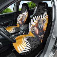 New Zealand and Australia Rugby Car Seat Cover Koala and Maori Warrior Together LT03 - Polynesian Pride