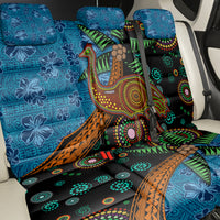 Fiji and Australia Back Car Seat Cover Palm Tree and Abogirinal Emu