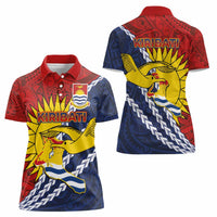 Kiribati Independence Day Women Polo Shirt Polynesian and Melanesian Art Tattoo LT03 - Polynesian Pride