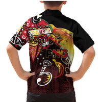 Papua New Guinea 2025 Family Matching Mermaid Dress and Hawaiian Shirt 50th Independence Day Anniversary LT03 - Polynesian Pride