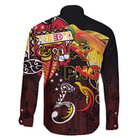 Papua New Guinea 2025 Family Matching Off The Shoulder Long Sleeve Dress and Hawaiian Shirt 50th Independence Day Anniversary LT03 - Polynesian Pride