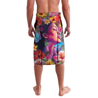 Polynesian Women Lavalava Tropical Plant - Vibrant Surreal Dreamscape Vibe