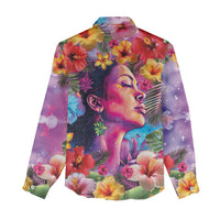 Polynesian Women Women Casual Shirt Tropical Plant - Vibrant Surreal Dreamscape Vibe LT03 - Polynesian Pride