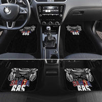 Super Samoa-Six Eight Five to The World Car Mats Traditional Samoan Tattoo Black Color