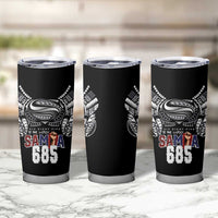 Super Samoa-Six Eight Five to The World Tumbler Cup Traditional Samoan Tattoo Black Color