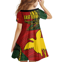 Sepik River Crocodile & Arts Festival Melanesian Pattern Family Matching Off Shoulder Short Dress and Hawaiian Shirt LT03 - Polynesian Pride