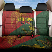 Sepik River Crocodile & Arts Festival Back Car Seat Cover Bird-of-paradise Melanesian Tattoo LT03 One Size Red - Polynesian Pride