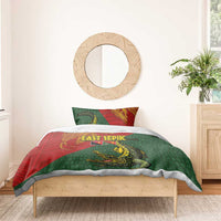 Sepik River Crocodile & Arts Festival Bedding Set Bird-of-paradise Melanesian Tattoo LT03 - Polynesian Pride