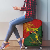 Sepik River Crocodile & Arts Festival Luggage Cover Bird-of-paradise Melanesian Tattoo LT03 - Polynesian Pride