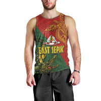 Sepik River Crocodile & Arts Festival Men Tank Top Bird-of-paradise Melanesian Tattoo LT03 - Polynesian Pride