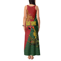 Sepik River Crocodile & Arts Festival Tank Maxi Dress Bird-of-paradise Melanesian Tattoo LT03 - Polynesian Pride