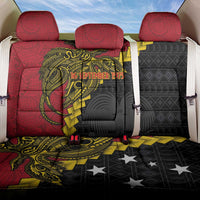 Papua New Guinea Independence Day Back Car Seat Cover Bird-of-paradise Melanesian Tattoo LT03 One Size Red - Polynesian Pride