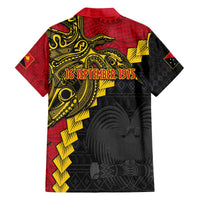 Papua New Guinea Independence Day Family Matching Puletasi and Hawaiian Shirt Bird-of-paradise Melanesian Tattoo LT03 - Polynesian Pride