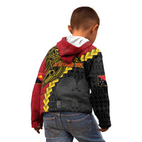 Papua New Guinea Independence Day Kid Hoodie Bird-of-paradise Melanesian Tattoo LT03 - Polynesian Pride