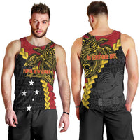 Papua New Guinea Independence Day Men Tank Top Bird-of-paradise Melanesian Tattoo LT03 - Polynesian Pride