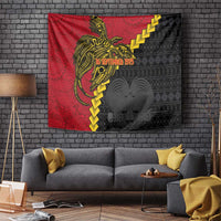 Papua New Guinea Independence Day Tapestry Bird-of-paradise Melanesian Tattoo LT03 - Polynesian Pride