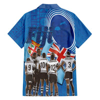 Fiji Rugby Sevens Family Matching Off Shoulder Maxi Dress and Hawaiian Shirt Commemorate Gold Medal - Rio de Janeiro 2016 LT03 - Polynesian Pride