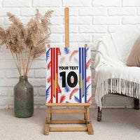 Custom Philippines Champions Football Jersey Canvas Wall Art
