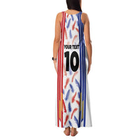 Custom Philippines Champions Football Jersey Family Matching Tank Maxi Dress and Hawaiian Shirt LT03 - Polynesian Pride