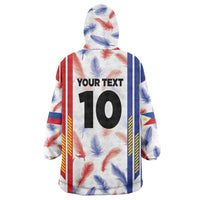 Custom Philippines Champions Football Jersey Wearable Blanket Hoodie