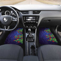 Matariki New Zealand Maori and Pohutukawa Car Mats Galaxy Blue Sky Style