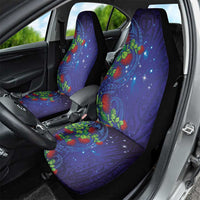 Matariki New Zealand Maori and Pohutukawa Car Seat Cover Galaxy Blue Sky Style LT03 - Polynesian Pride